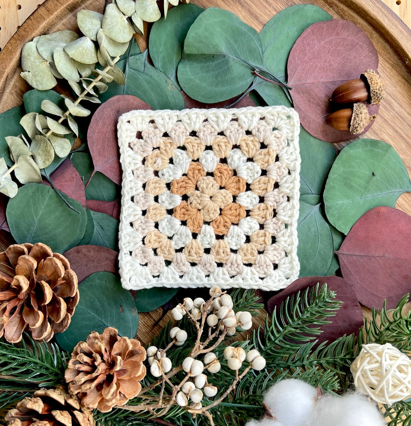 Handmade Granny Square Coasters