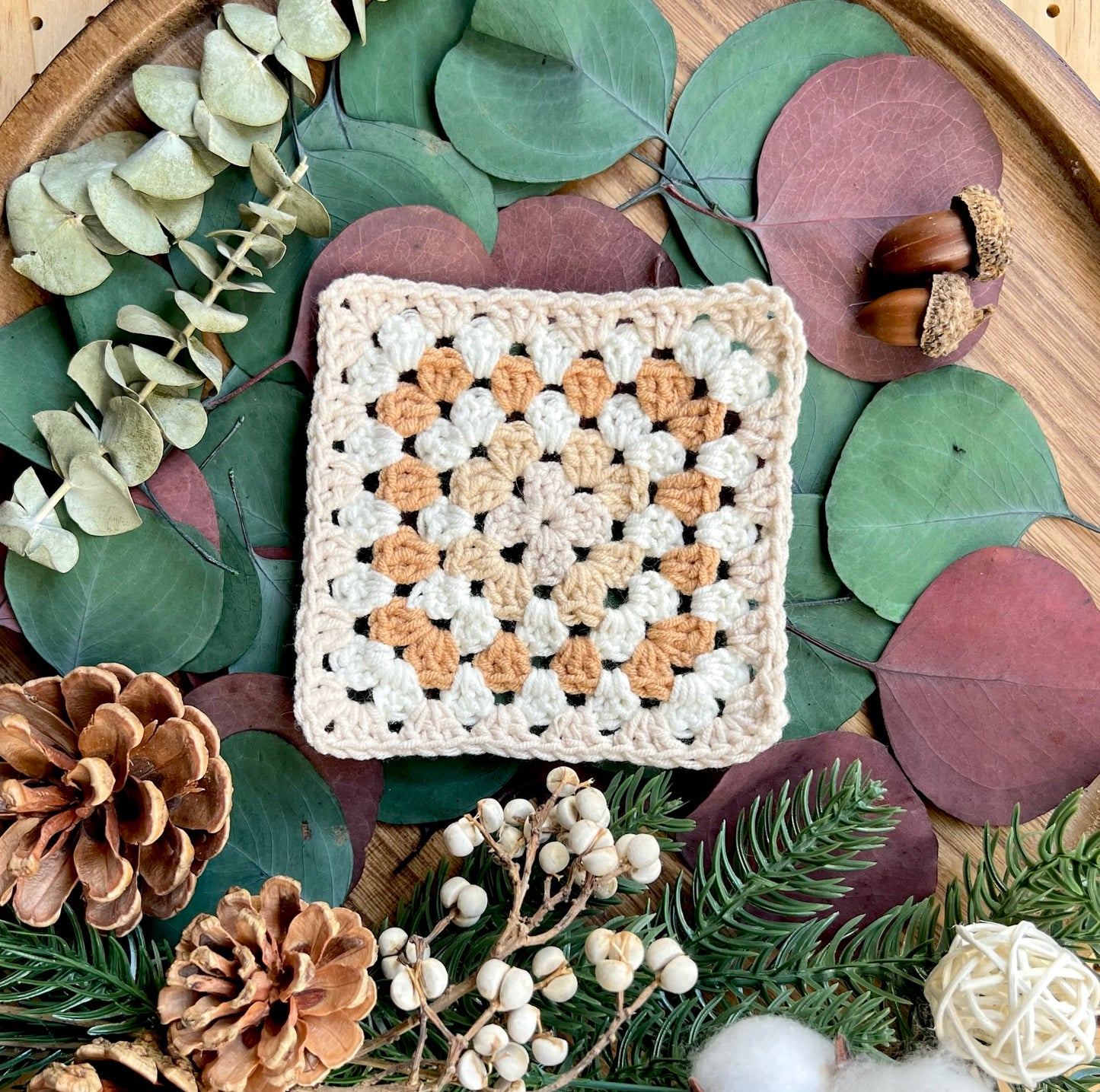 Handmade Granny Square Coasters