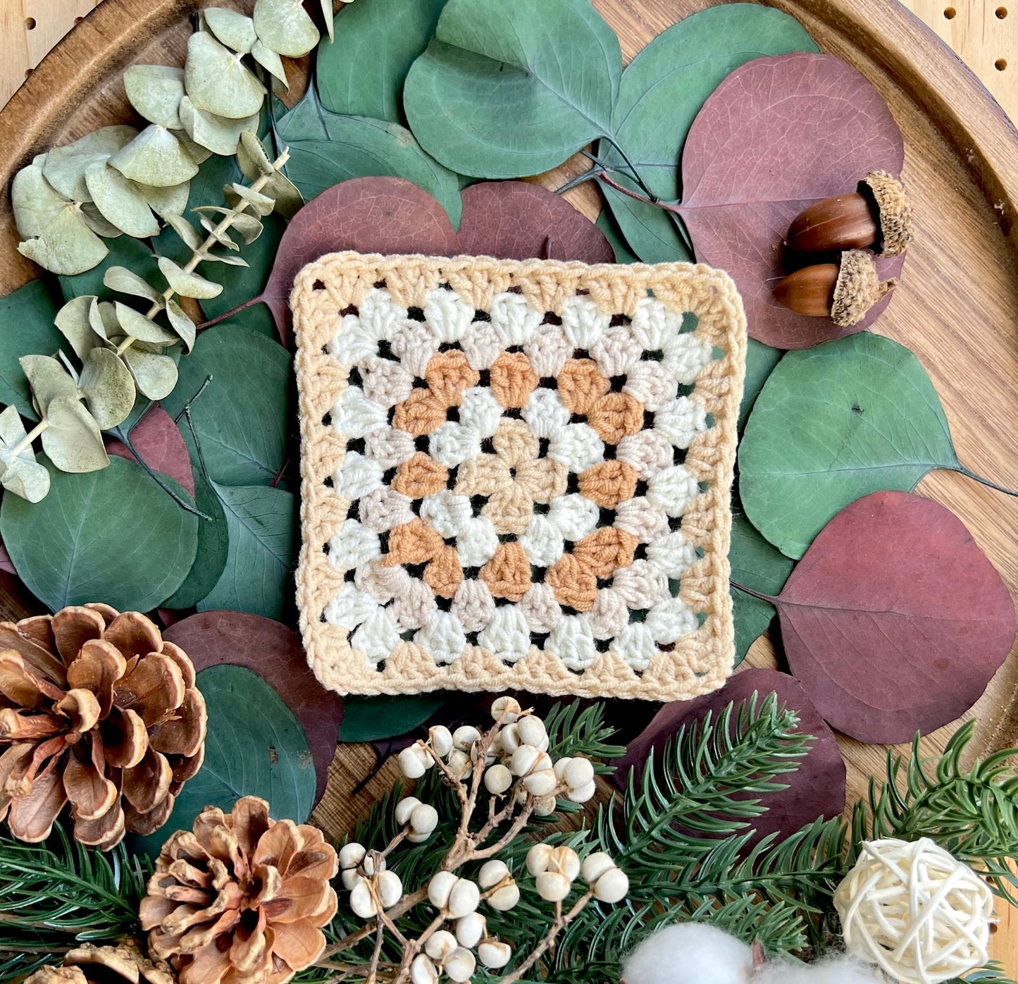Handmade Granny Square Coasters