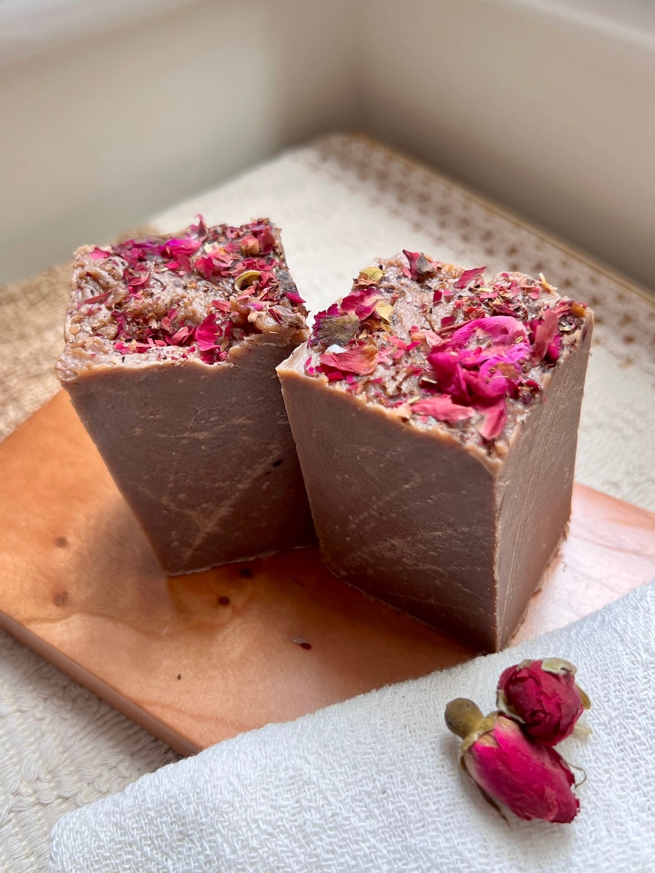 Rose & Bergamot | Herbal + Clay Soap