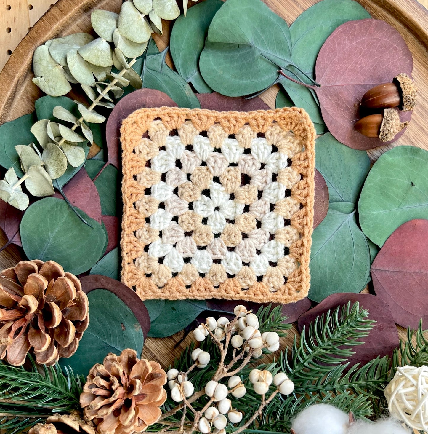 Handmade Granny Square Coasters