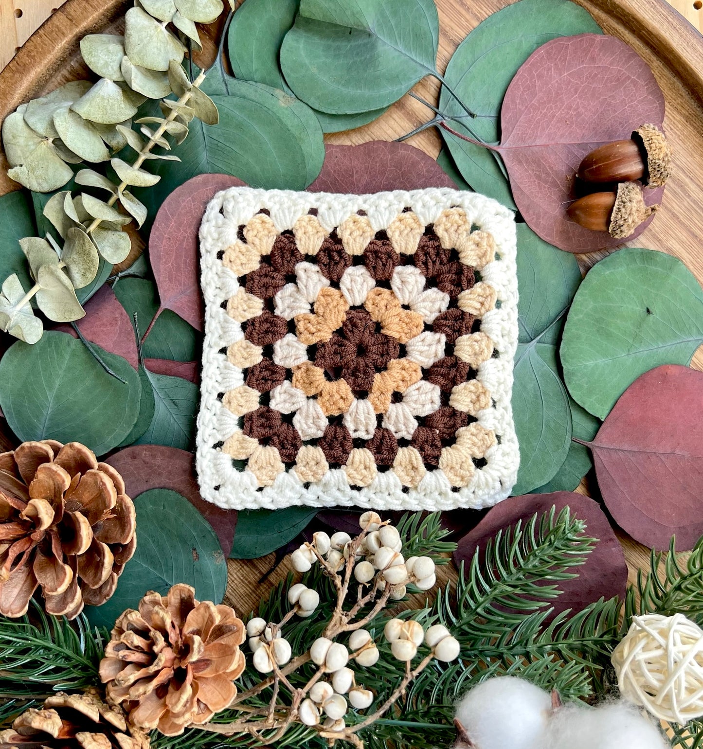 Handmade Granny Square Coasters