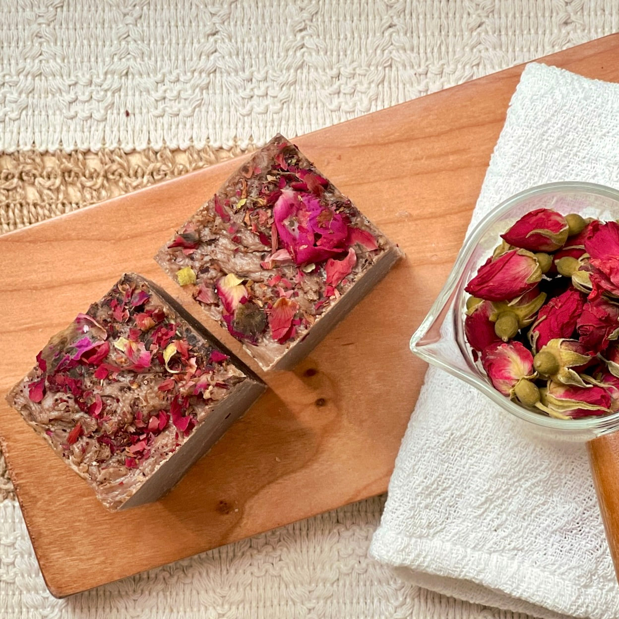 Rose & Bergamot | Herbal + Clay Soap