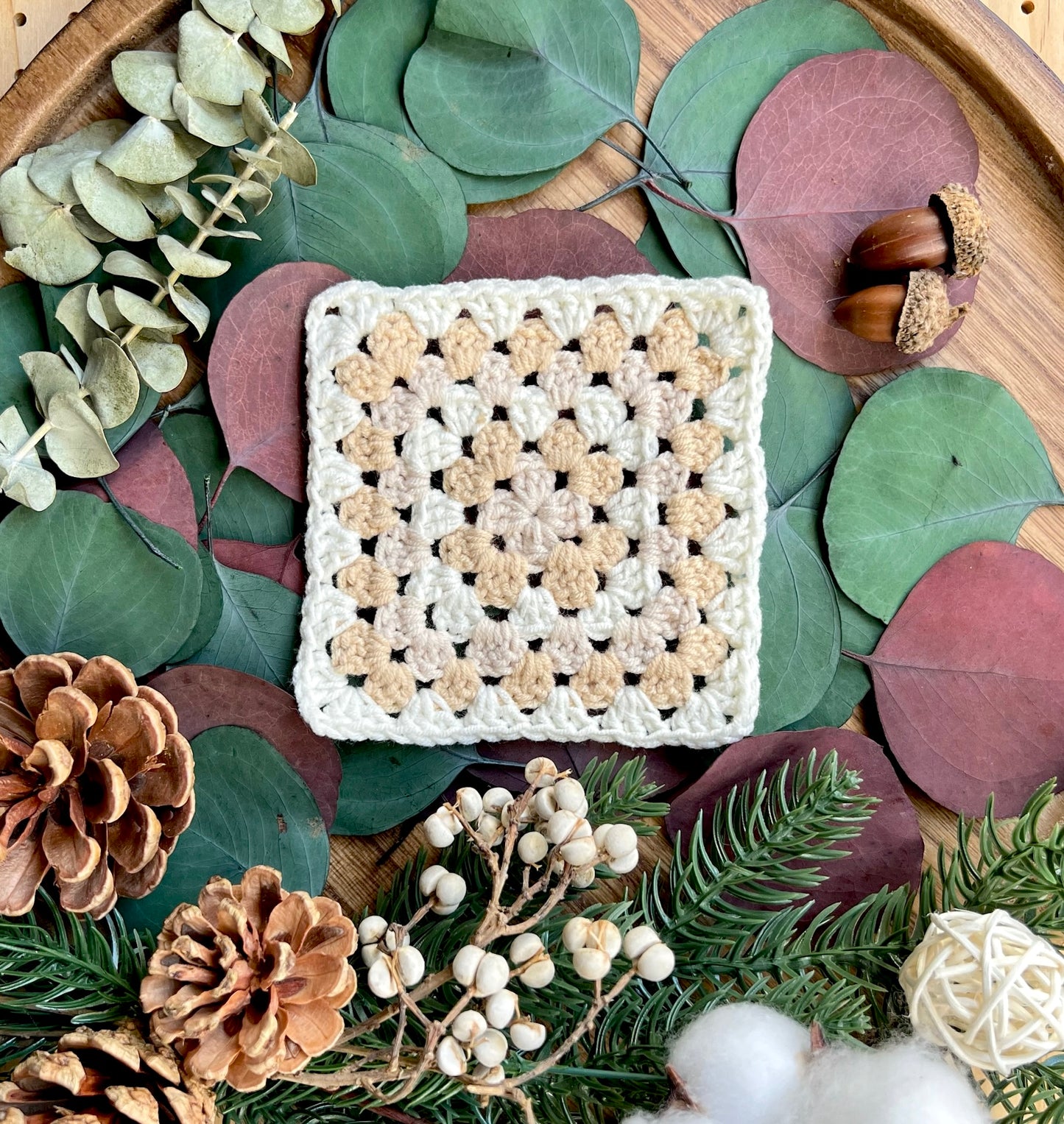 Handmade Granny Square Coasters