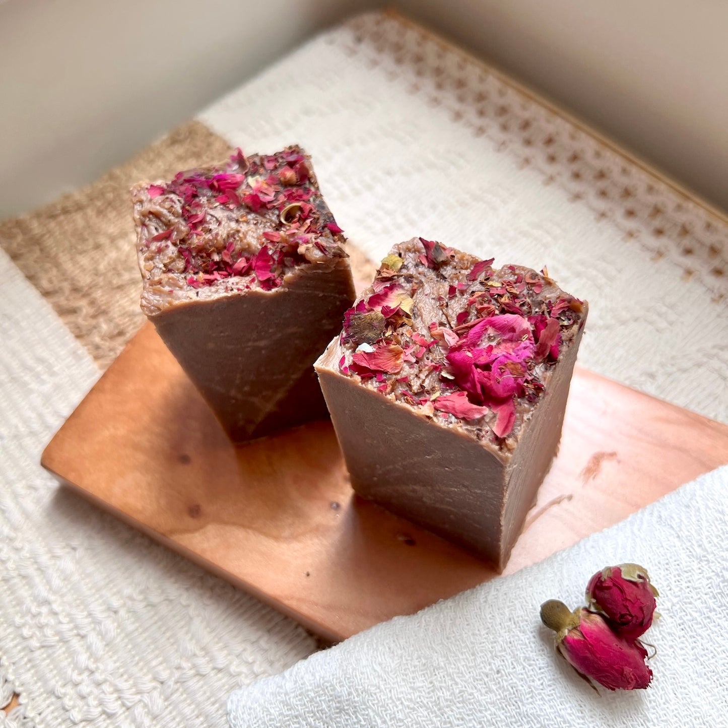 Rose & Bergamot | Herbal + Clay Soap