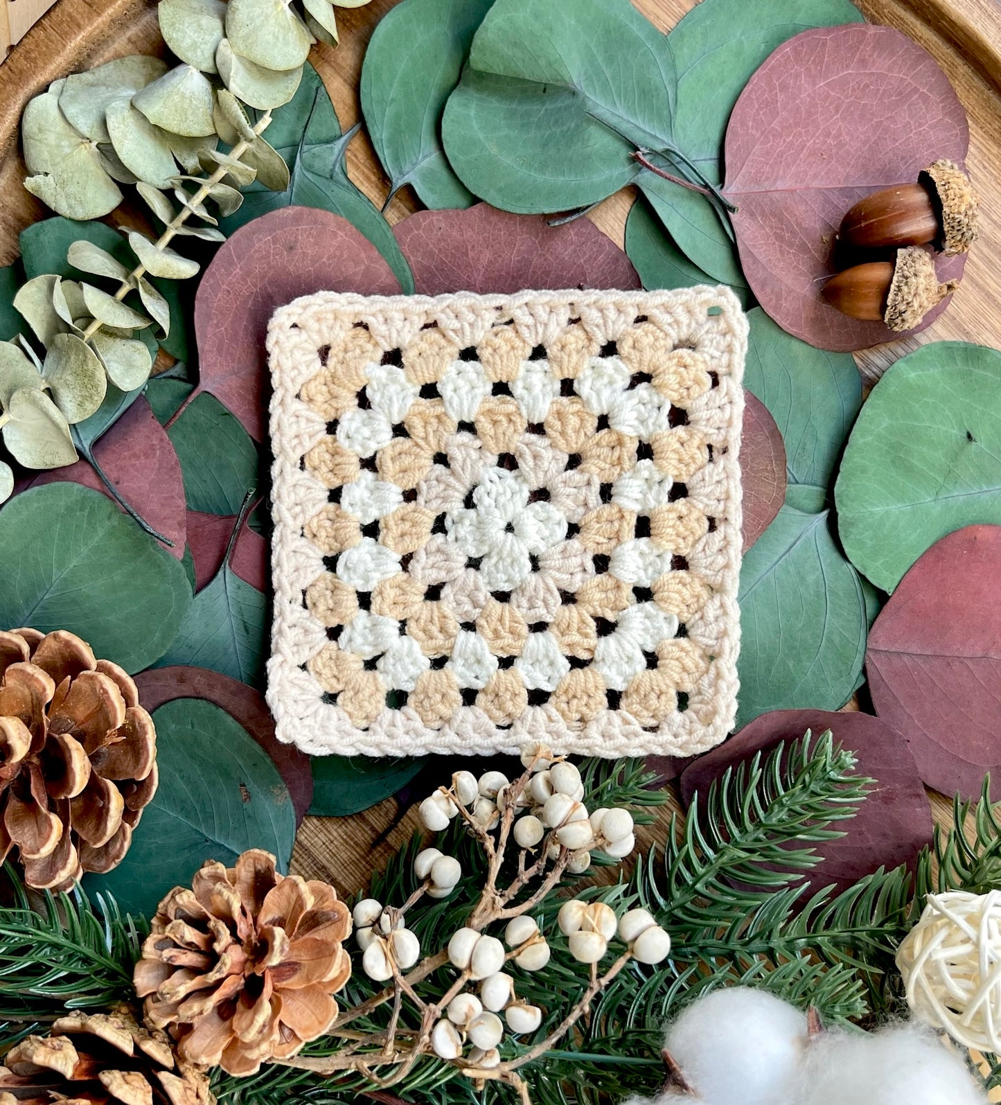 Handmade Granny Square Coasters