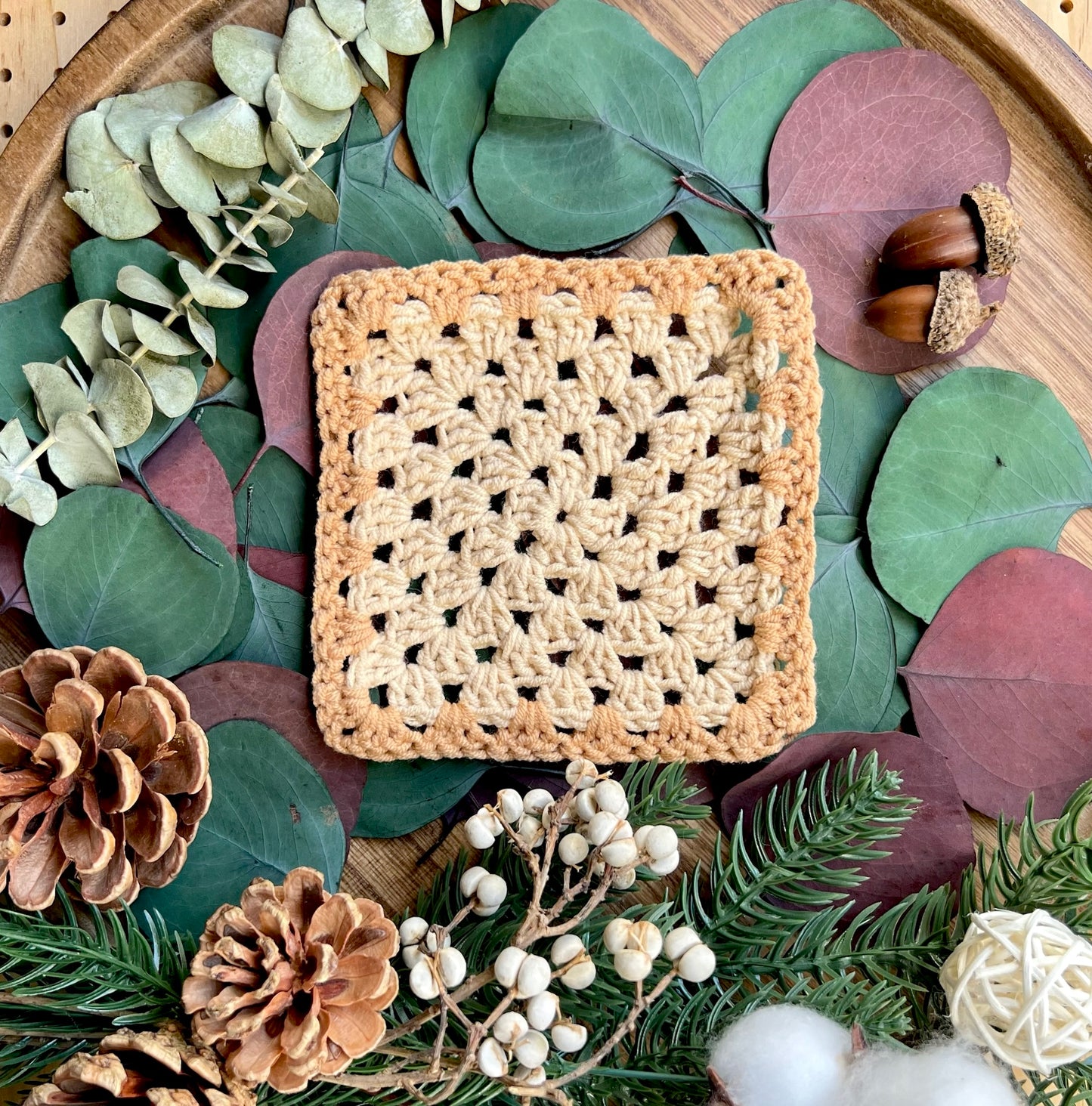 Handmade Granny Square Coasters