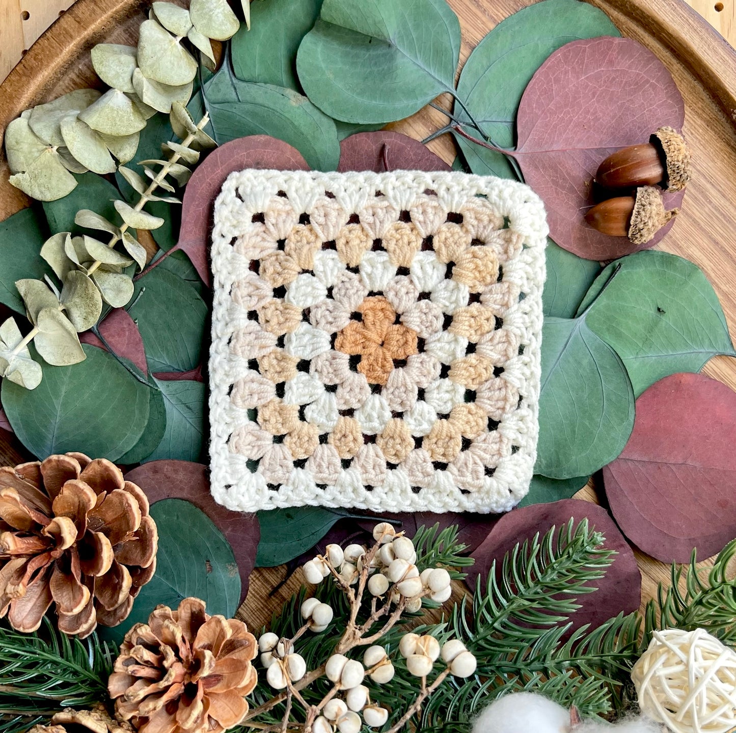 Handmade Granny Square Coasters