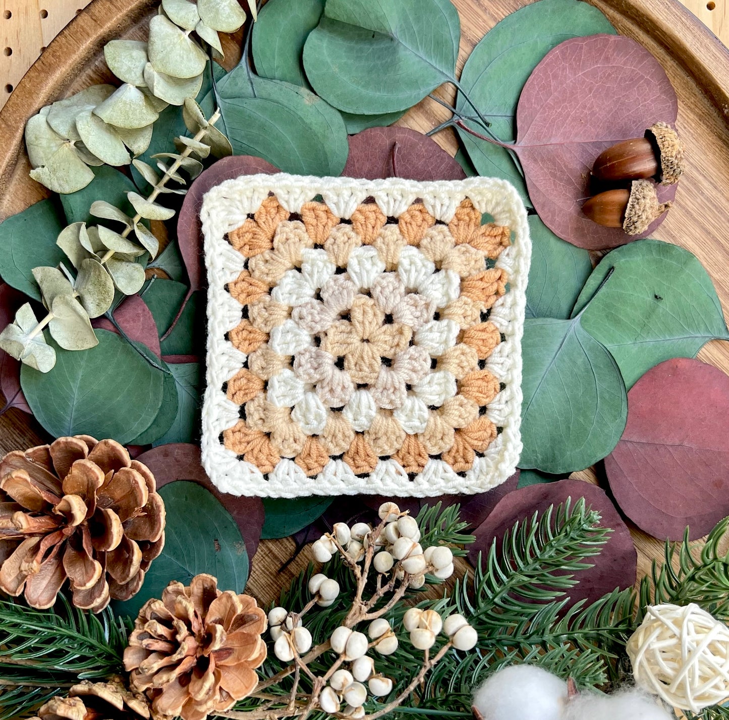 Handmade Granny Square Coasters