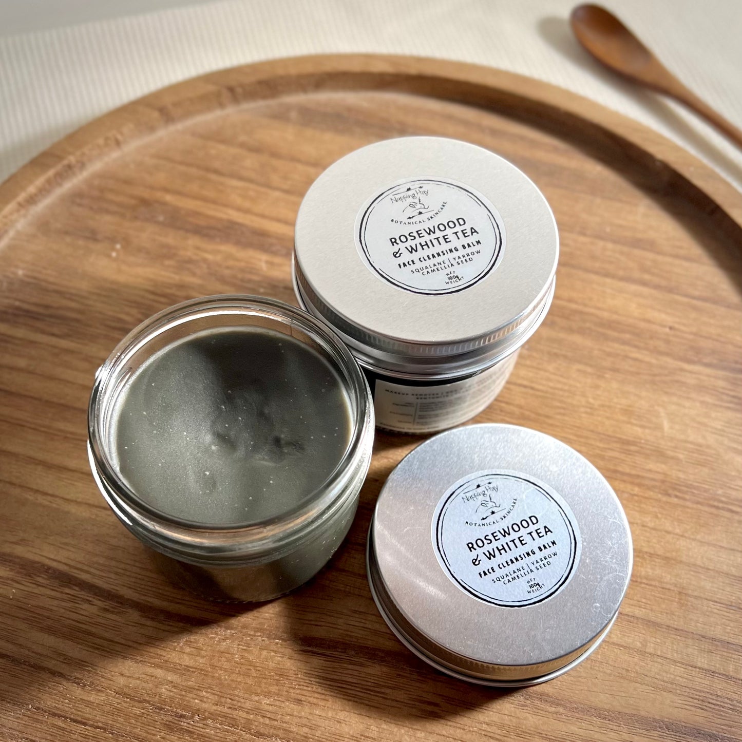 Camellia Face Cleansing Balm | Rosewood & White Tea | Hydrating Detox Makeup Remover