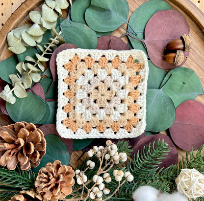 Handmade Granny Square Coasters