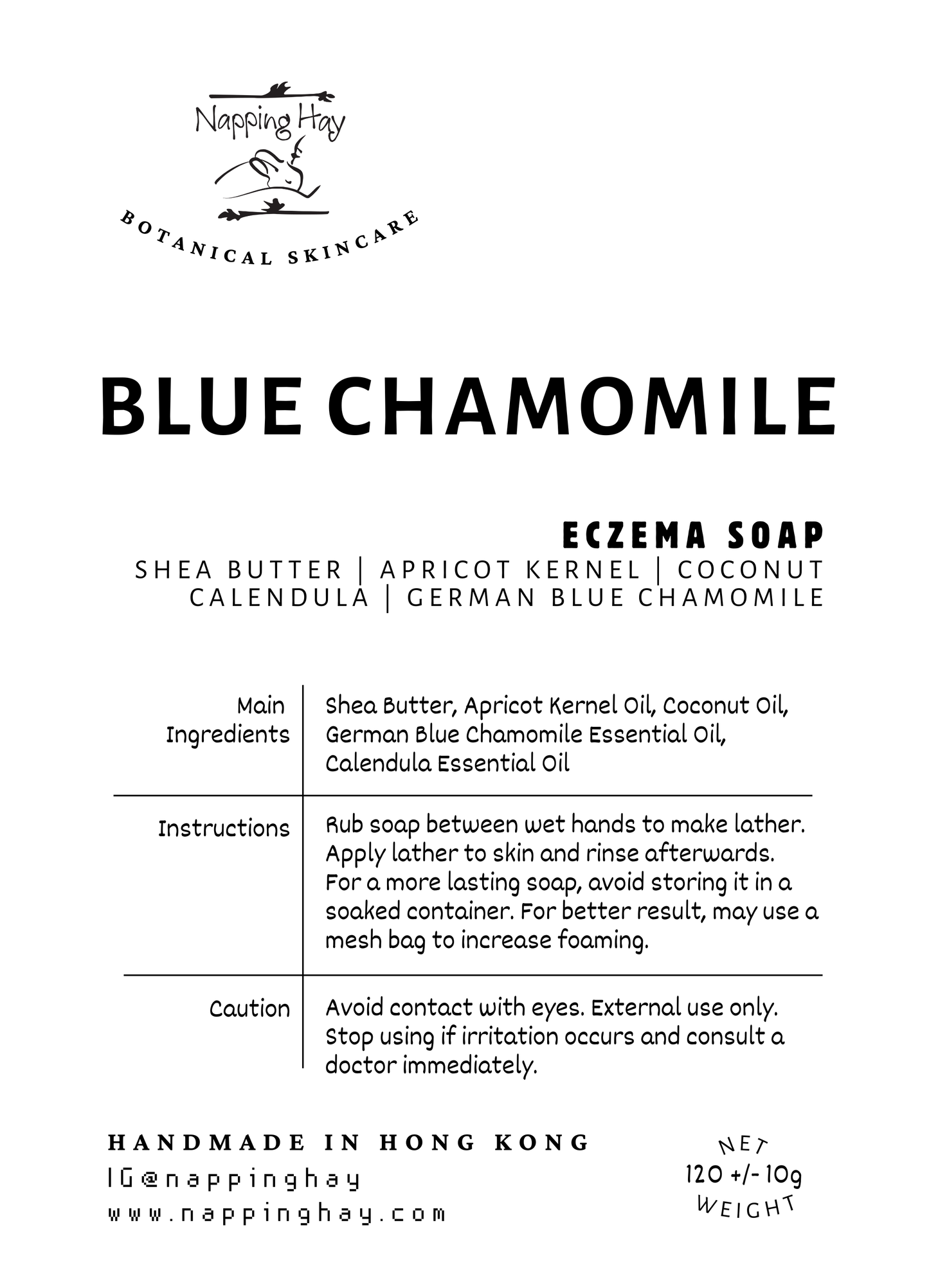 Blue Chamomile & Calendula | Soothing Eczema Soap